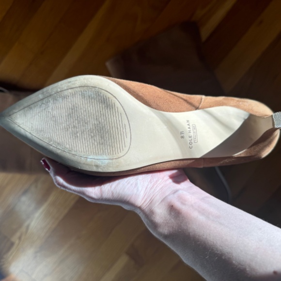 Cole Haan Vandam Over the Knee Boots Honey Suede Size 8 - Picture 3 of 4